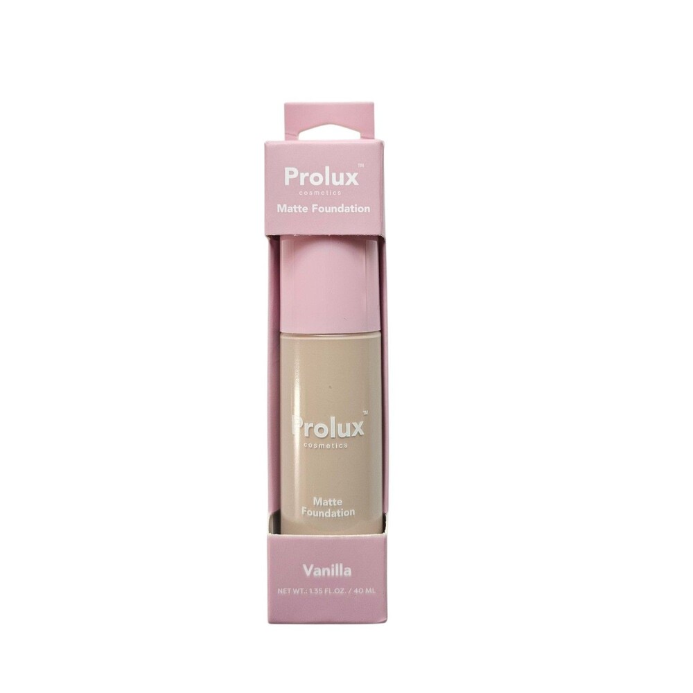 Prolux Cosmetics Matte Foundation In The Shade Of Vanilla